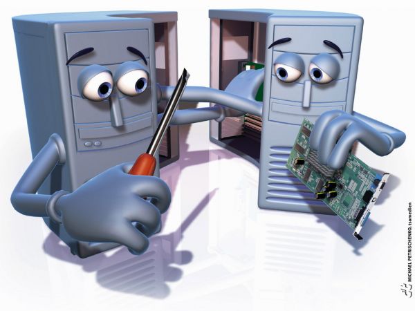 Montagem e Manutenção de computadores.